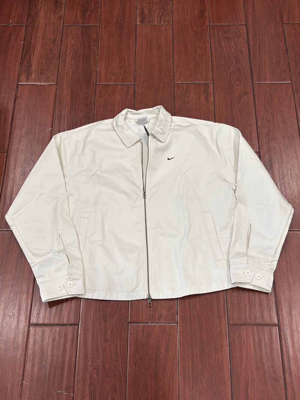 Nike NSW Life Field Mens Lifestyle Jacket Pearl HV1328-047, Men’s Size Medium